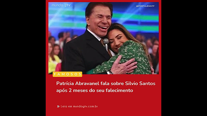 Patrícia Abravanel fala sobre Silvio Santos após 2 meses do seu falecimento