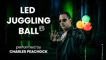 LED Juggling Ball - Charles Peachock in Matrix | Pyroterra Lighttoys