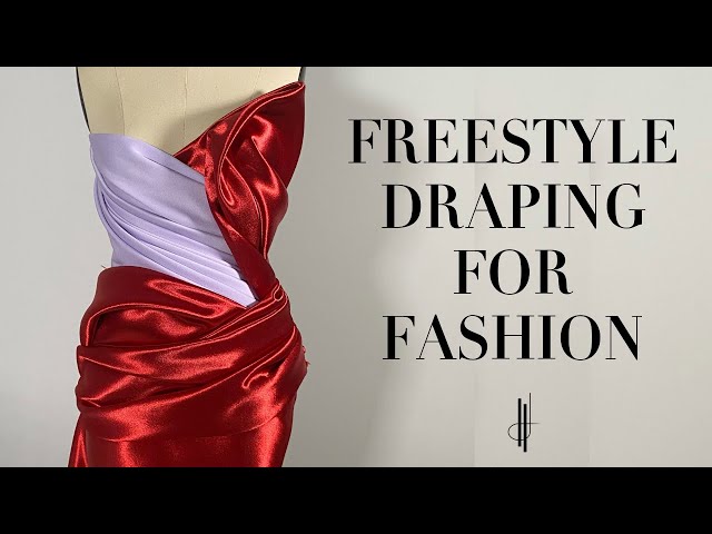fashion draping dress How do you make a 'draped' effect on clothes? : r/sewing