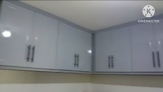 L type hanging cabinet