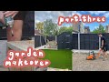 GARDEN RENOVATION PART 3 - DIY artificial grass installation + building planters!