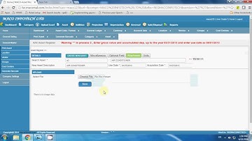 Asset Management & Depreciation Calculation Software - Maco Infotech