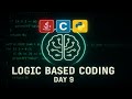 Logic Oriented Coding Day-9 | C, Java, Python Explained in Telugu | technicaltopics Live