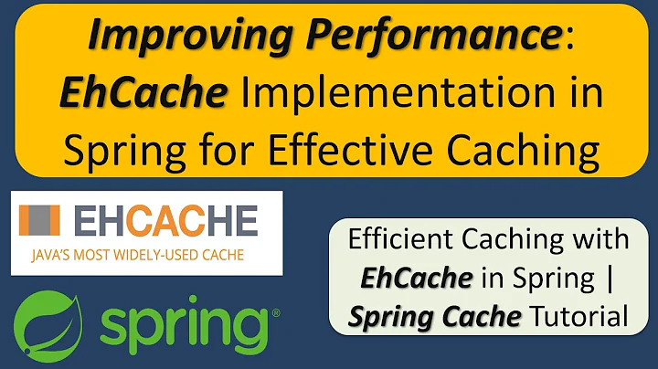 Spring Cache Tutorial with EhCache | Spring Cache | Spring Tutorial