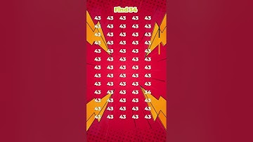 Can you find 34? #puzzle #brainteaser #numberchallenge #shorts