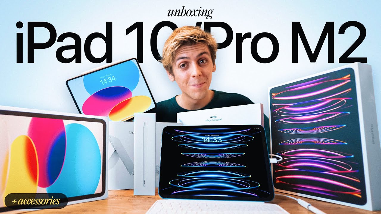 iPad 10 + iPad Pro M2 UNBOXING & FIRST IMPRESSIONS 💥
