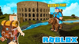 KITA MENEMUKAN KOLOSEUM YANG HILANG DAN BERTEMAN DENGAN BERUANG!! ROBLOX BACKPAKING