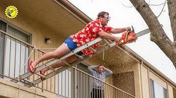 Fools With Chainsaws: Trees Fall on Roofs, Cars, and Everything Else #23