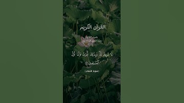 سورة الأنعام آيه ١٦٢_١٦٣ #المنشاوي #القرآن_الكريم