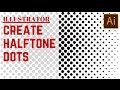 Halftone dot pattern in Illustrator - turn a gradient filled shape into a halftone