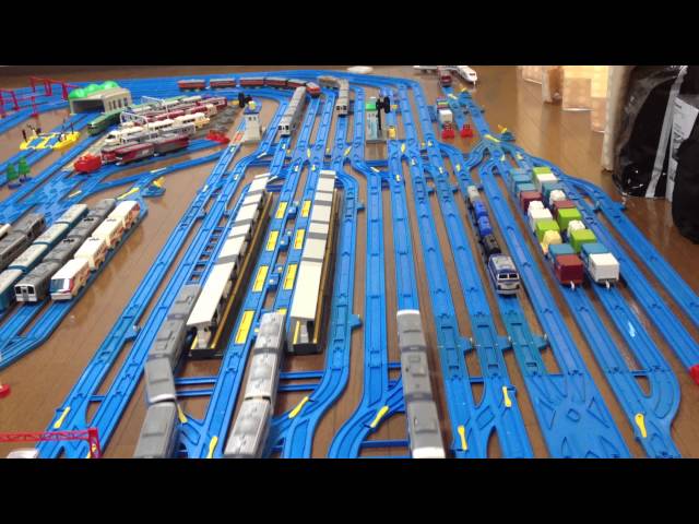 プラレール線路　9階レイアウト プラレール線路9階レイアウト