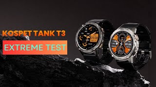 KOSPET TANK T3 - SMARTWATCH Indestructible - EXTREME TEST