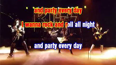 KARAOKE KISS   ROCK´N´ROLL ALL NIGHT