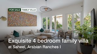 Exquisite 4 Bedroom Family Villa At Saheel, Arabian Ranches I Haus & Haus