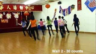 Gleefully There - Line Dance (Dance & Teach)