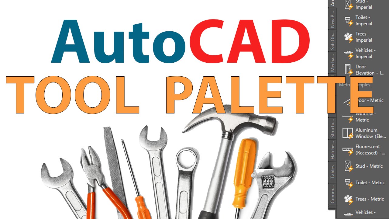 add to tool palette in autocad