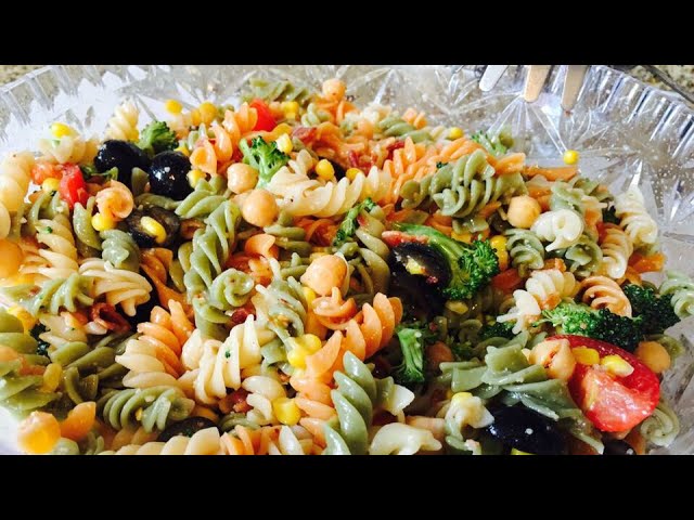 Ensalada Pasta Fria Tri-Col - YouTube