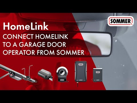 Connect HomeLink to a garage door operator from SOMMER | Install & connect | SOMloq2 | Tutorial