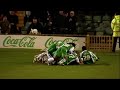 Goalkeeper Chris Weale scores injury time goal to save Yeovil Town from relegation - 2008/09
