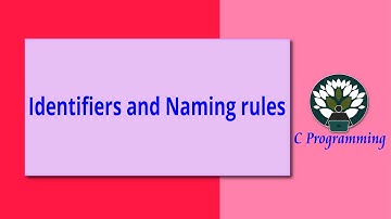 66 Identifiers and Naming rules