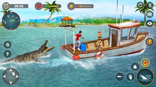 Animal crocodile attack Simulator Game - Android game  FHD screenshot 1