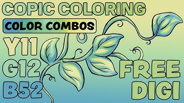 Copic Color Combo - B52 G12 Y11