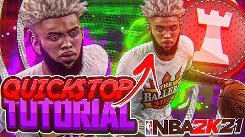 HOW TO QUICKSTOP IN NEXT GEN NBA 2K21! FASTEST QUICKSTOP TO SHOOT INSTANTLY! BEST DRIBBLE MOVES!