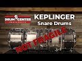 Keplinger Snare Drum Comparison - Stainless Steel vs. Black Iron