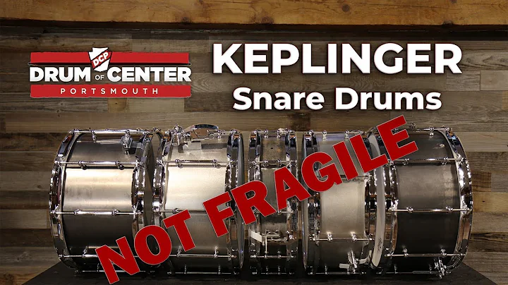 Keplinger Snare Drum Comparison - Stainless Steel vs. Black Iron