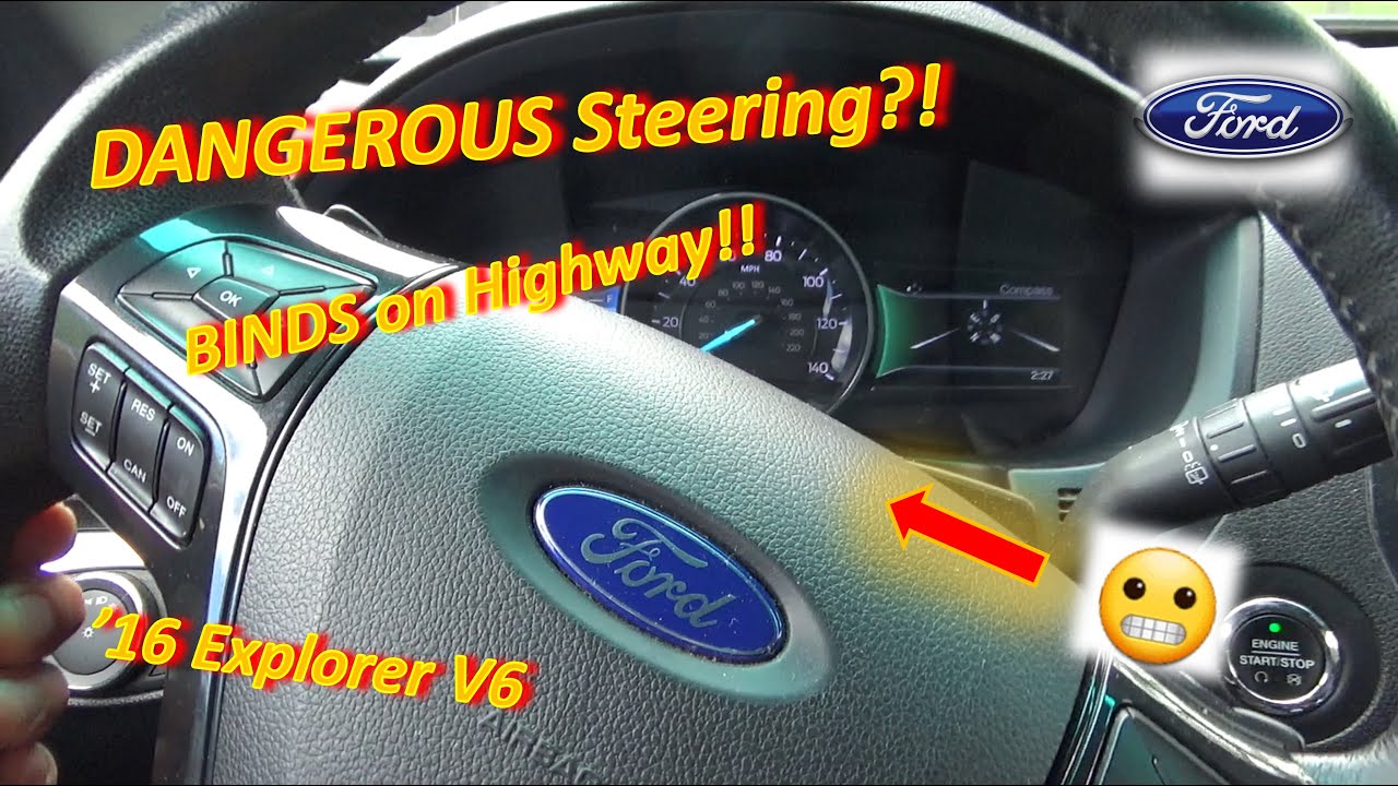 ОПАСНЫЙ электроусилитель руля Ford?! ЗАЕДАЕТ на скоростях!! (Explorer V6 2016 года)