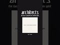 Architects - ‘the classic symptoms of a broken spirit’ Out Now