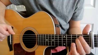 How to Play Sorry - Justin Bieber (Jonah Baker Acoustic Tutorial) Free Tabs chords
