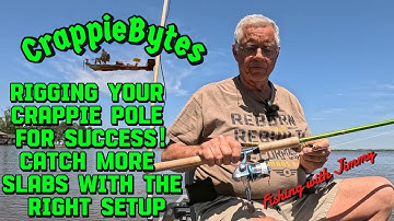 Rigging your Crappie Pole for Success! Catch More Slabs with the Right Setup#crappiefishing #slabs