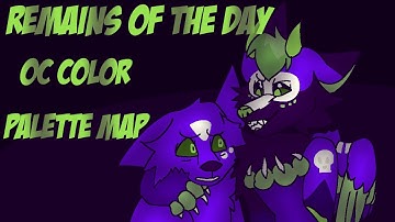 Remains of the Day| OC COLOR PALETTE MAP| [4/36 DONE]
