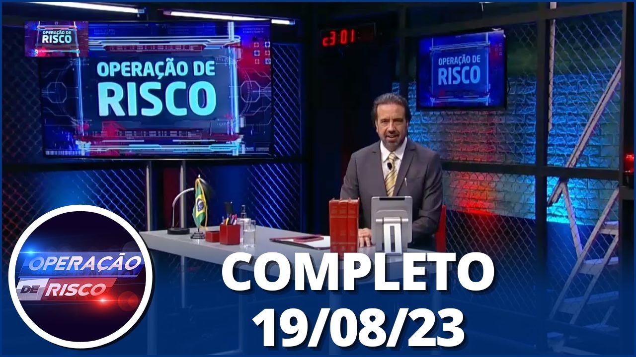 Operação de Risco: Preso na bicicleta, suspeito cai de moto e mais (19/08/23) | Completo