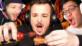 the boys eat hot wings (YLYL CHALLENGE)