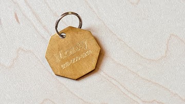 Carving a Brass Dog Tag with Shaper Origin