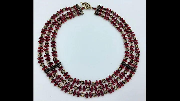 Sparkling Rows Necklace Tutorial