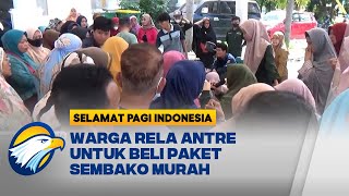 Jelang Lebaran, Warga Serbu Pasar Murah di Sulawesi Barat