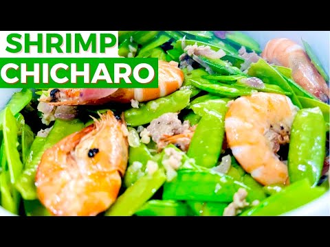 GINISANG CHICHARO WITH SHRIMP | SNOW PEAS RECIPE