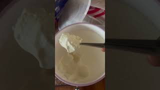 Homemade yogurt