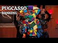 RANKING | PERFORMANCES OF PUGCASSO | THE MASKED SINGER USA | SEASON 14