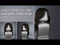 Wavy Roblox Hair - Blender Timelapse