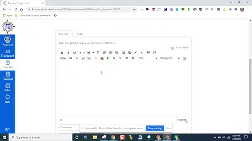 Canvas - Student Training - Turn in an assignment with a text response