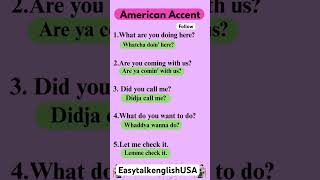 Speak English Like an American 😎| Daily Accent Practice #dailyenglish #spokenenglish #learnaccents