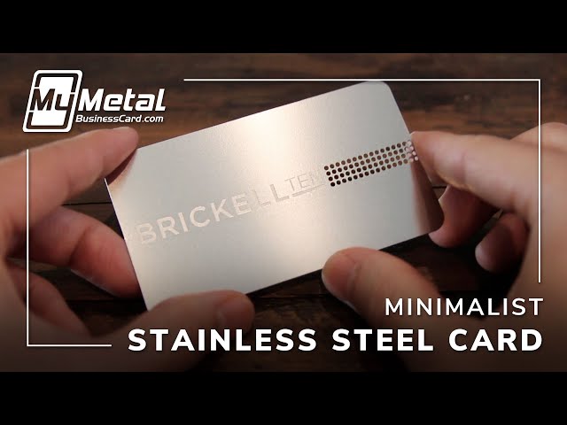 Stainless Steel Business Cards