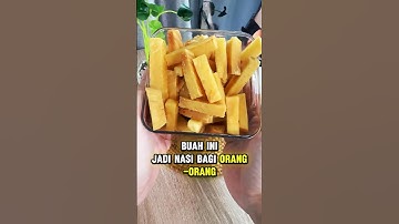 Buah sukun dibakar #sukun #faktamenarik