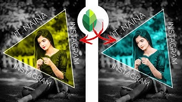 Instagram Creative Viral Photo Editing Tutorial 2022 only 3 steps Snapseed photo editing 2022