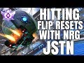 HITTING FLIP RESETS WITH NRG JSTN | GRAND CHAMPION 2V2