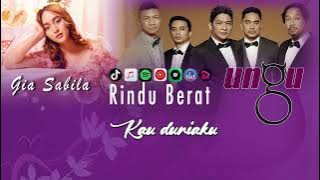 UNGU - Rindu Berat (feat. Gia Sabila) | Video Lirik